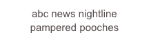 abc news nightline
pampered pooches
